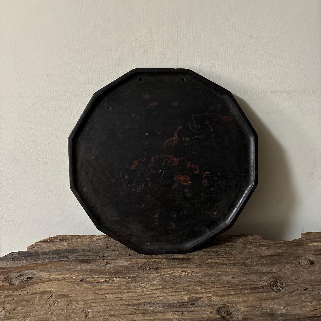 李朝　薬用　十二角膳天板　その61 古道具.韓国骨董. Antique.酒器盆