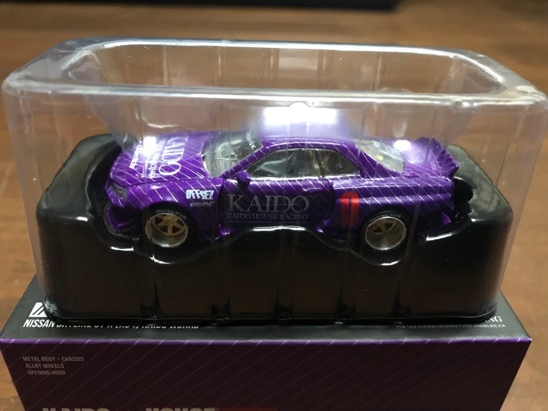KAIDO HOUSE スカイライン ミニカー　パープル☆街道ハウス1/64