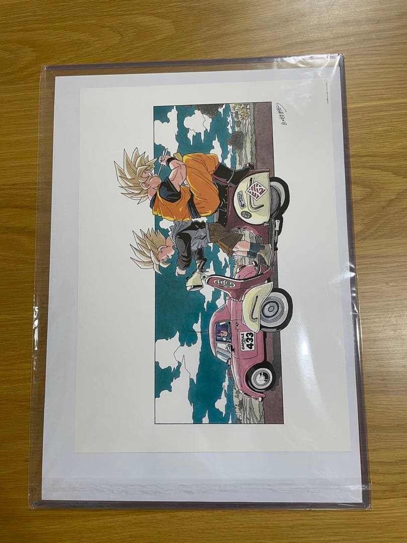 【当選品】鳥山明　ドラゴンボール　複製原画　1995年　鳥山明の世界展　サイン