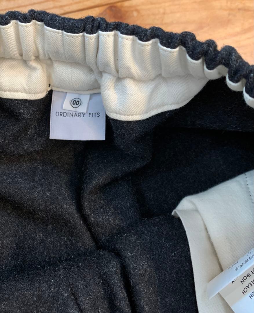 美品ordinary fits オーディナリーフィッツ＊ウールボールパンツ
