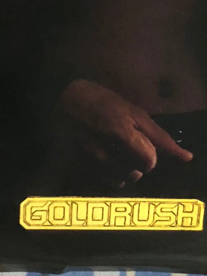 美品矢沢永吉ゴールドラッシュB1サイズポスター