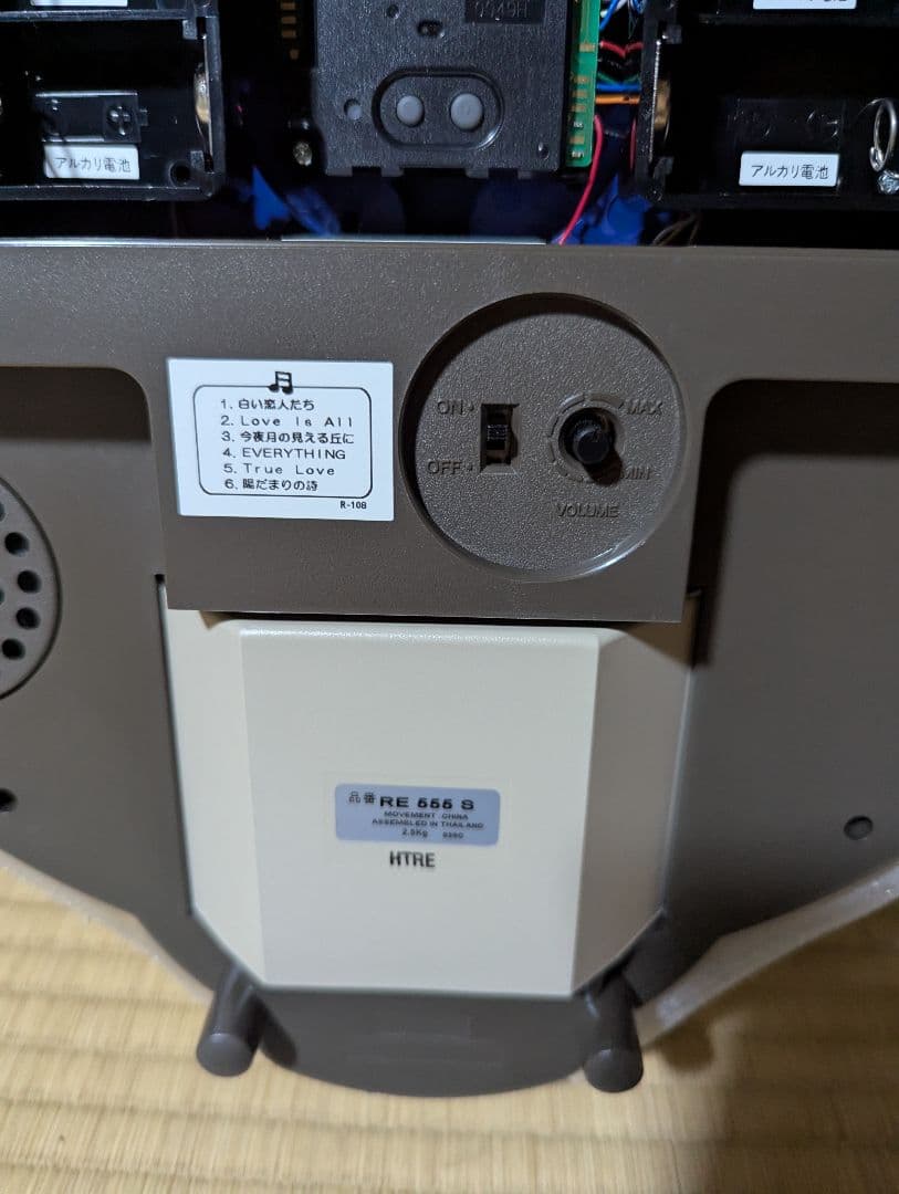 【未使用】SEIKO 電波時計 ウェーブシンフォニー RE555S からくり時計