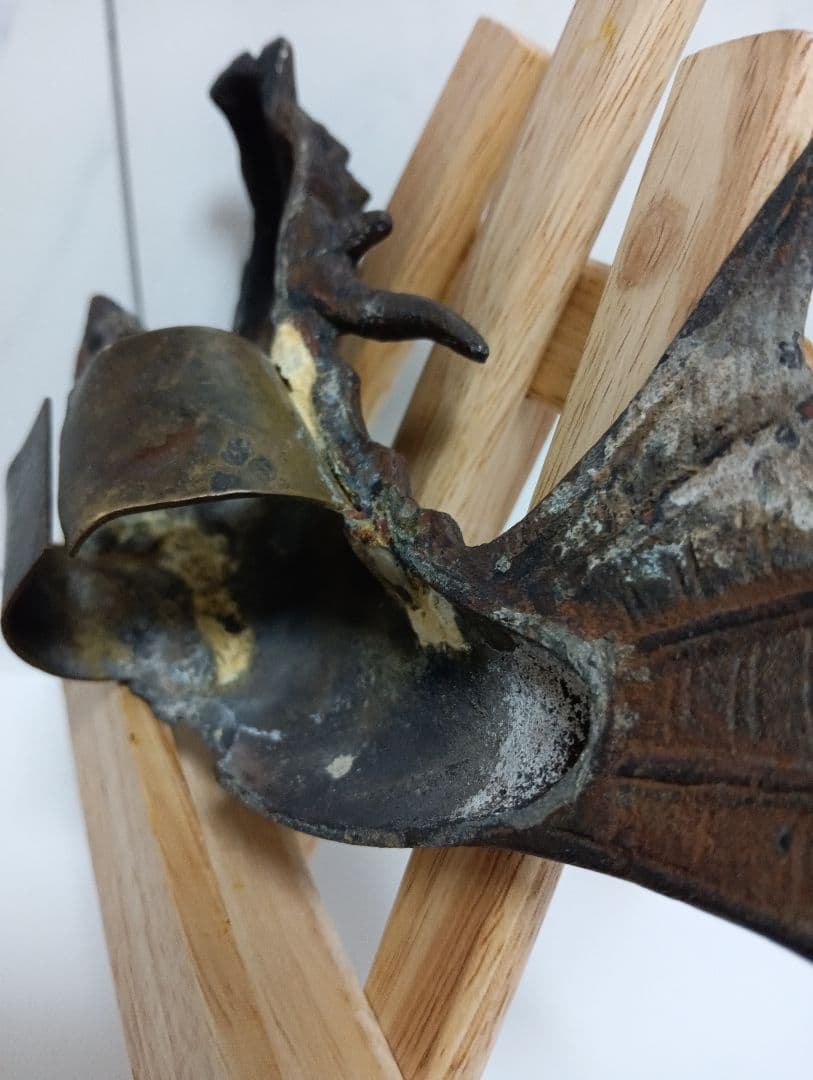 江戸時代上級武家蔵出古銅製細密造形金具200〜350年前頃