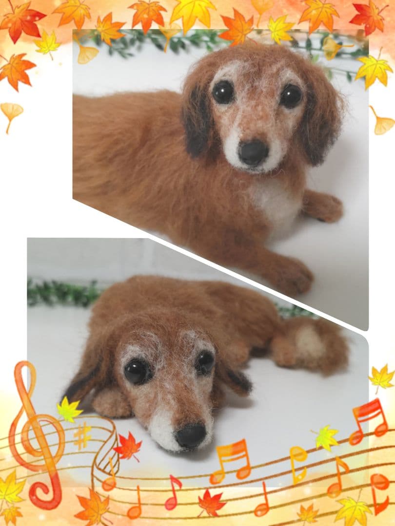 うちの子♡立体オーダー♡羊毛フェルト♡ハンドメイド♪