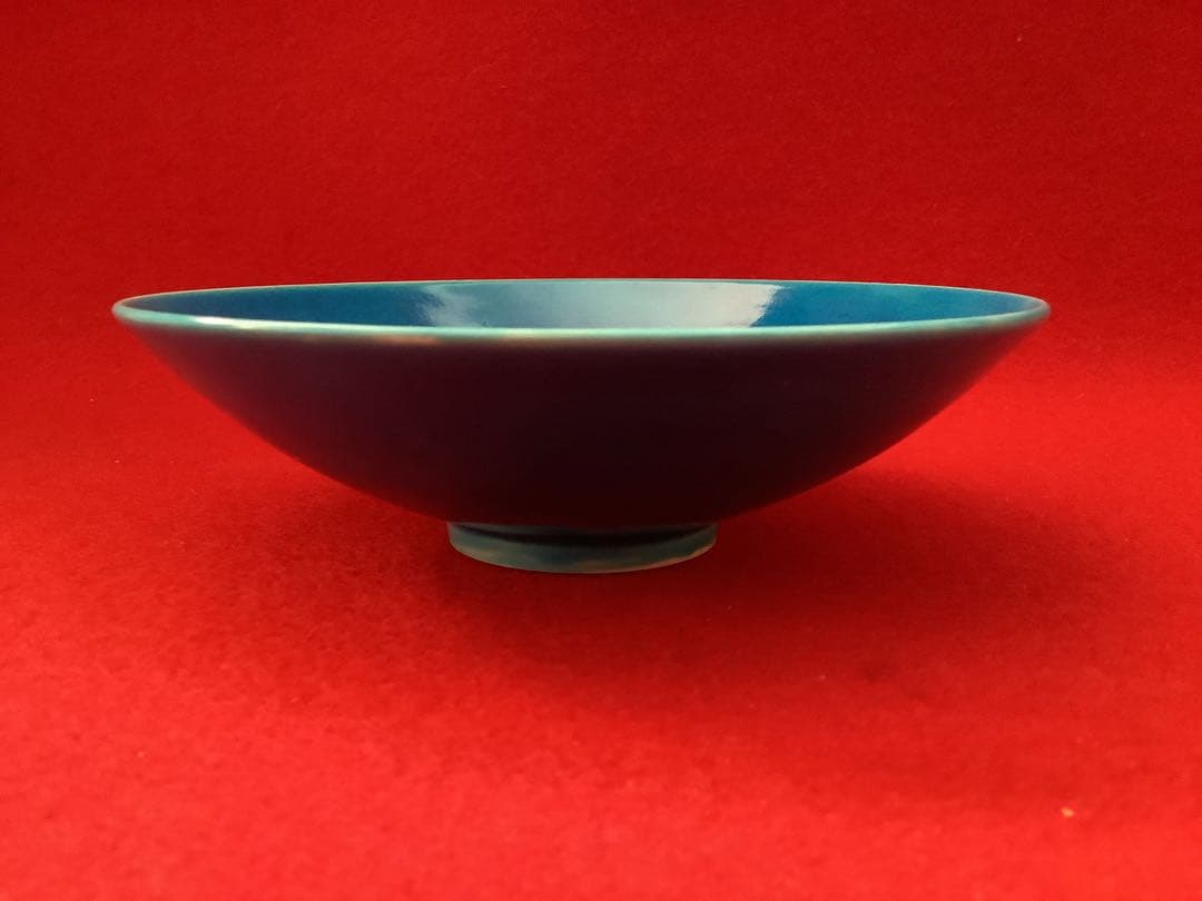平茶碗　コバルトブルー　【中古美品】