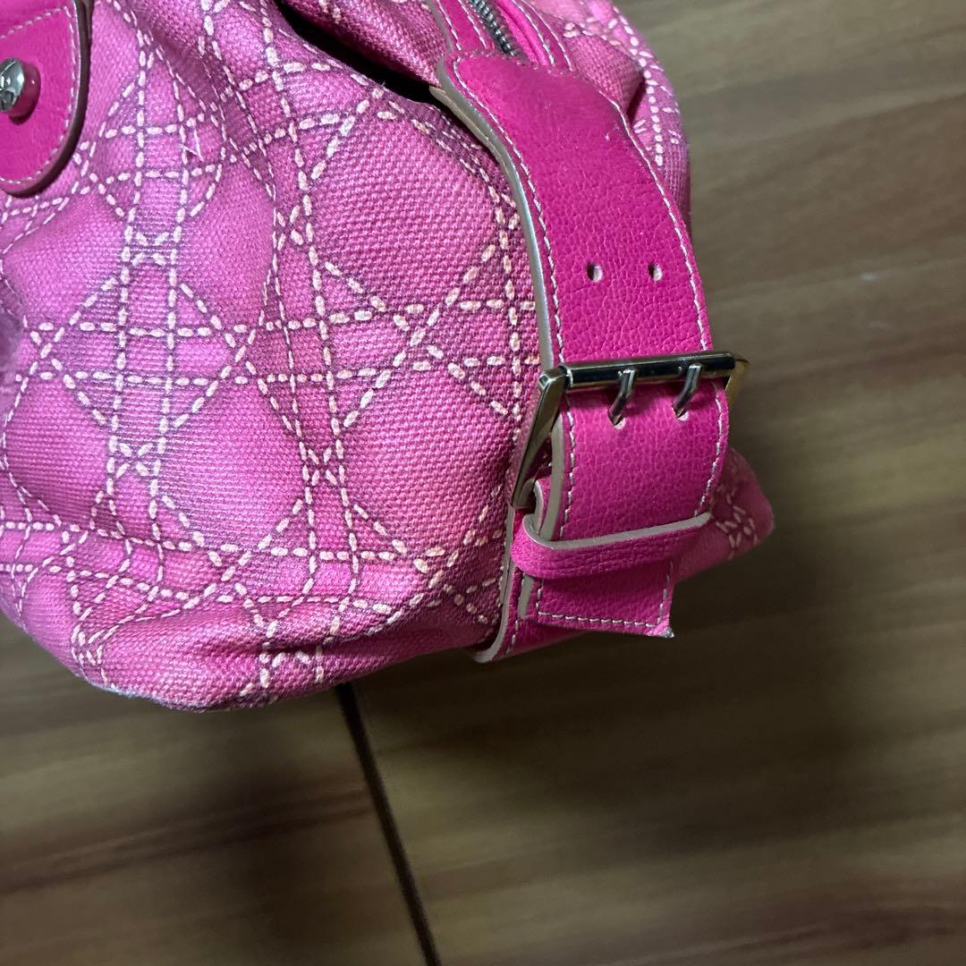 みらの様　　Dior ピンク カナージュ ハンドバッグ