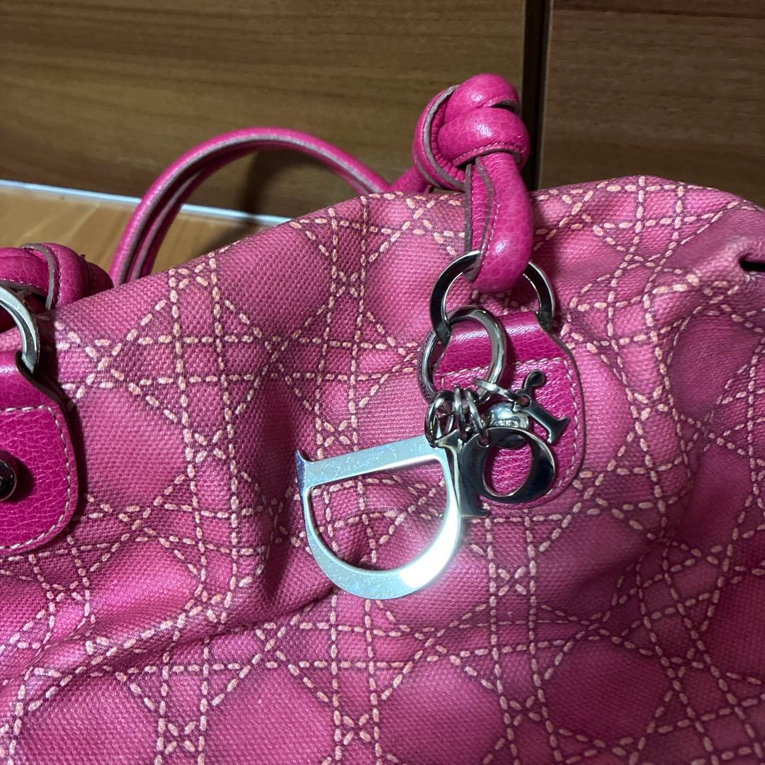 みらの様　　Dior ピンク カナージュ ハンドバッグ
