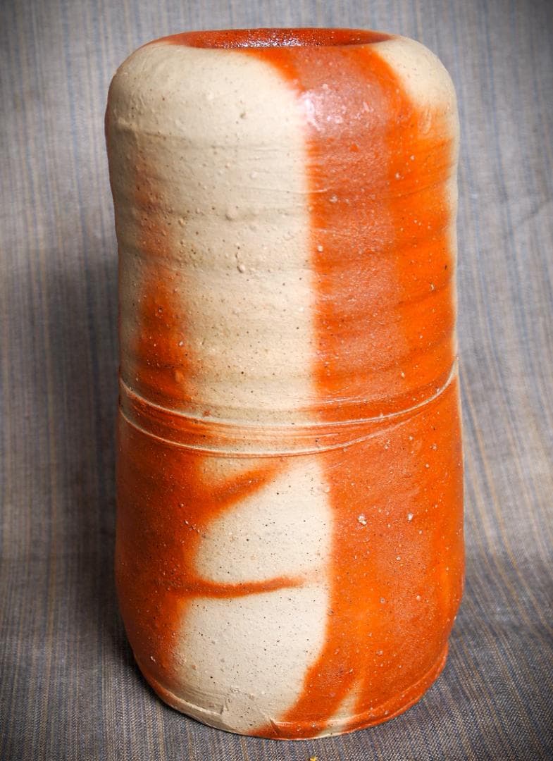 人気作家☆金重有邦【師：金重素山、金重陶陽】☆備前緋襷