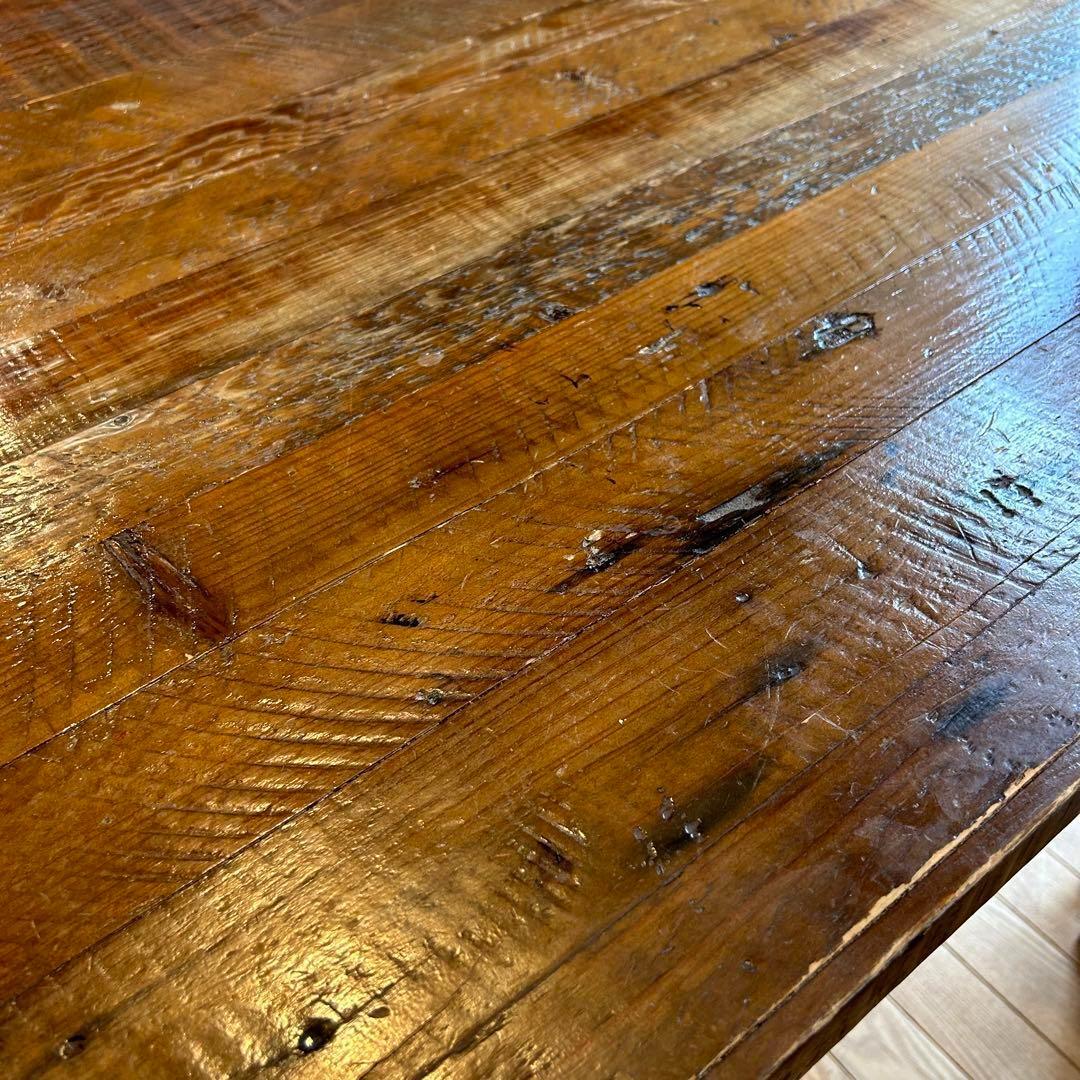 【美品】古材ダイニングテーブル（6人がけ）