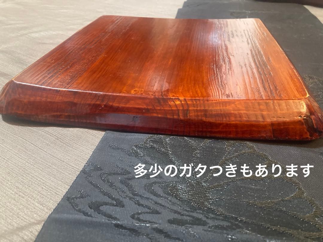 讃岐彫【5枚セット】お盆 香川漆器 四角盆 香川県伝統工芸 どっしりした