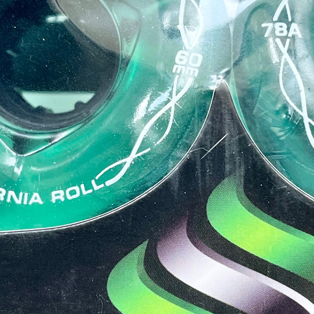 16☆新品 未開封☆ シャークウィール 60mm 78a クリアグリーン