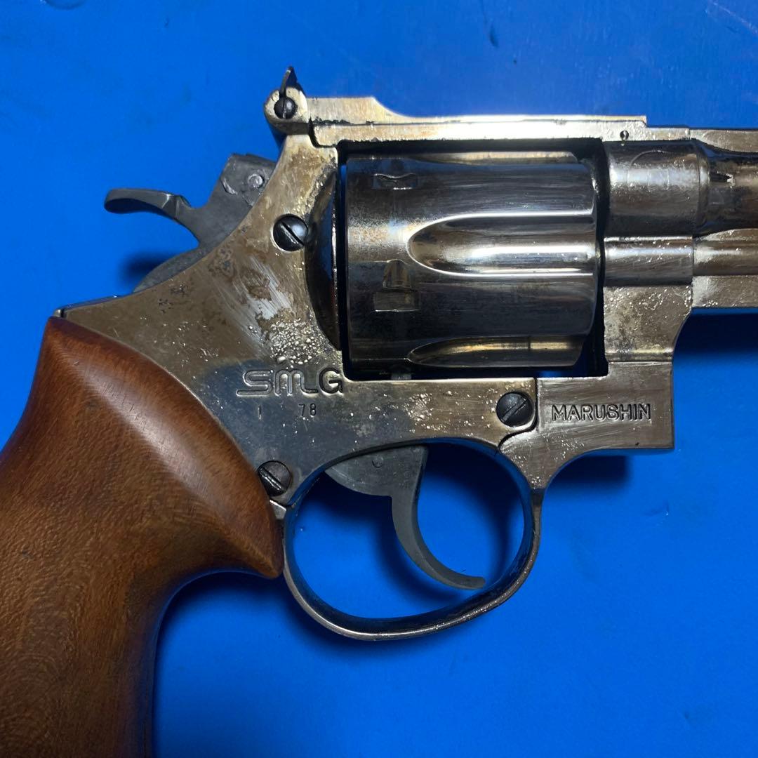 ⭕️★マルシン S&W 357マグナム 6インチ 木製グリップ付き