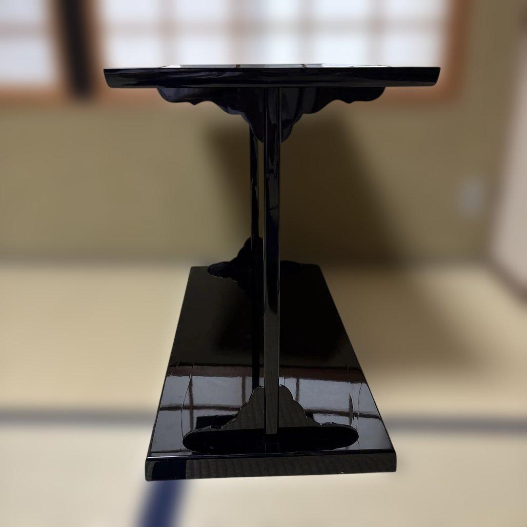 【中古品】組立式　黒及台子（紙箱）USED〈税込・送料込〉