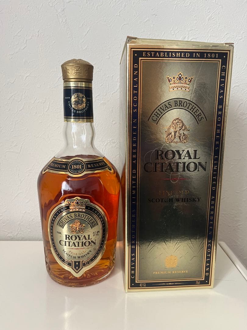 古酒未開封】シーバスブラザーズ ロイヤル シタシオン ビンテージ