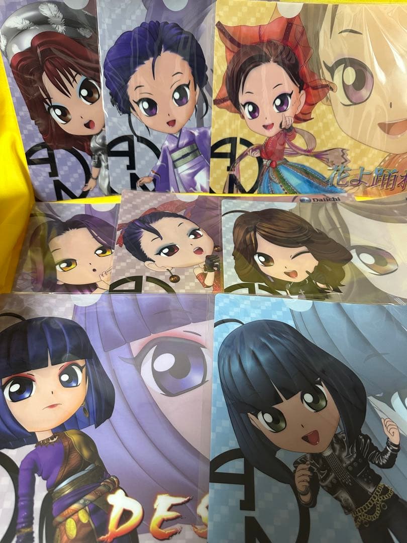 中森明菜 歌姫伝説 クリアファイル 中森明菜 歌姫伝説 情熱エディション クリアファイル 2枚セット B5