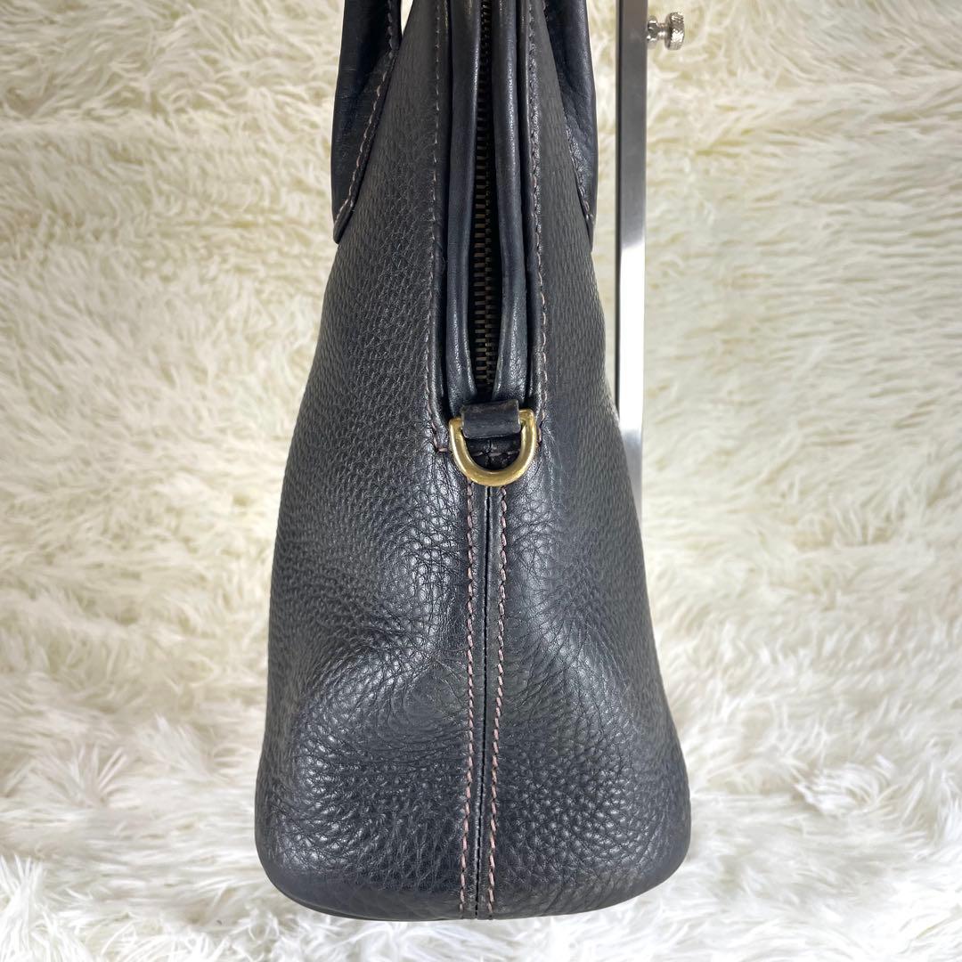 OLD COACH コーチ ハンドバッグ レザー 4921 シボ革