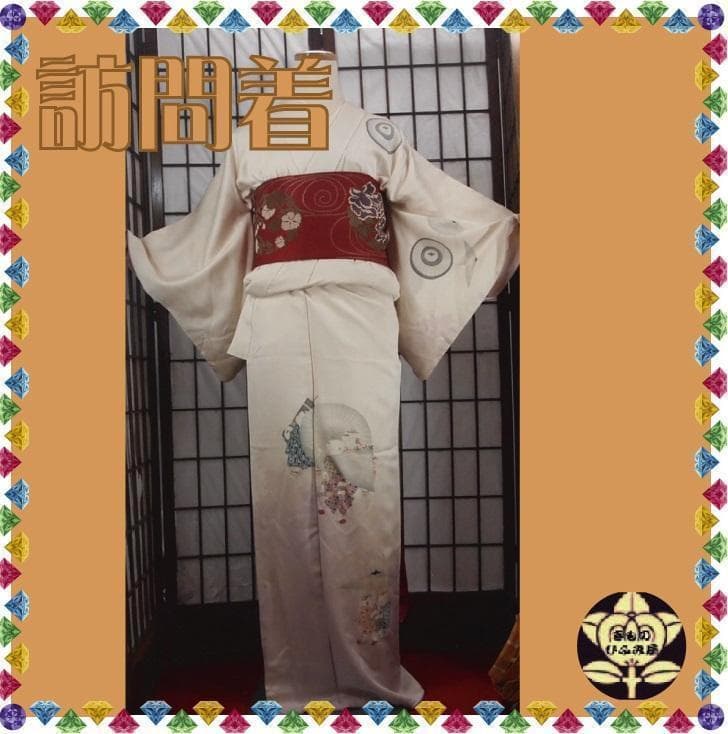 2セット)額縁入りhandmaid紬着物着けた人形(新品未使用)