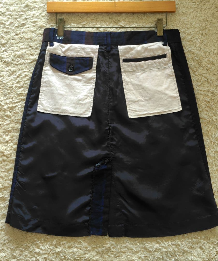 tricot COMME des GARCONS skirtドッキングスカート