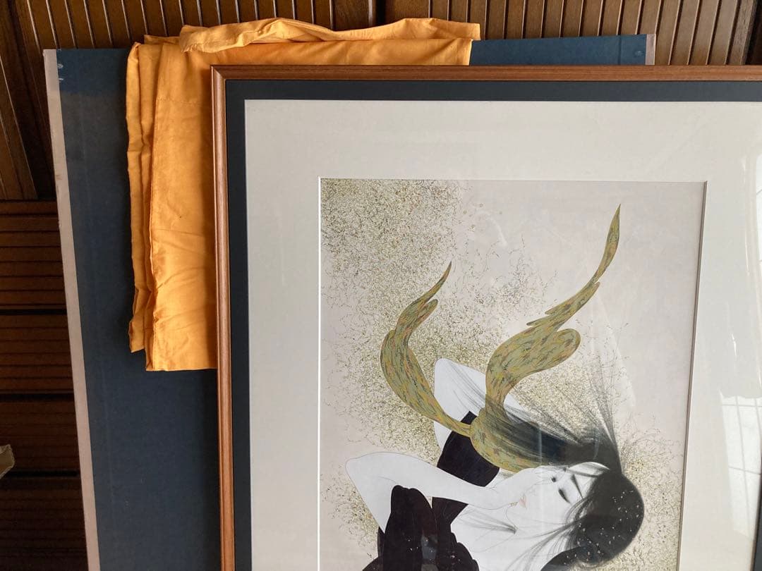 Amazon.co.jp: 中島潔 「名古屋の女」 直筆水彩画 真作保証 : Toys & Games