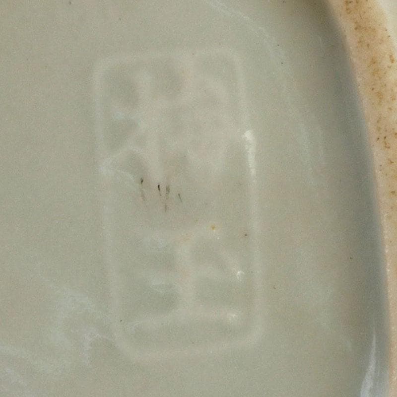 和食器 茶懐石 染付 花蝶文 手塩皿 六客 在銘 時代箱