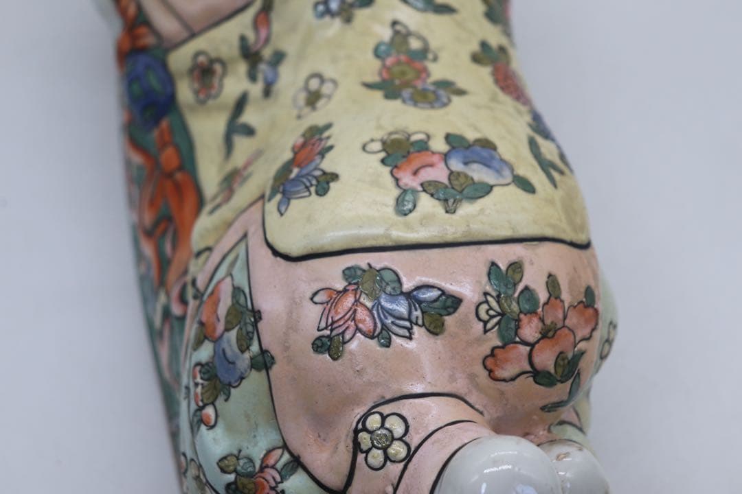 中国 粉彩赤ちゃん型枕 大清同治年製銘 送料込み0426 - メルカリ