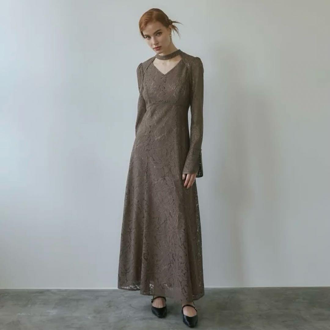 大人気♡新品【ANDRESD】バックオープンティアドロップドレス