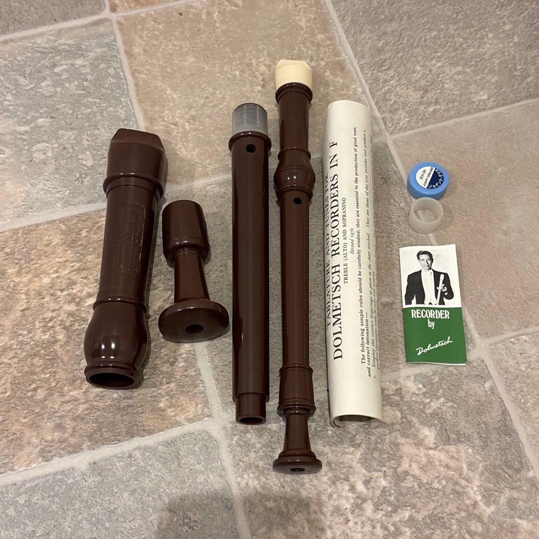 【希少品DOLMETSCH ドルメッチソプラノ・アルトリコーダー ハードケース