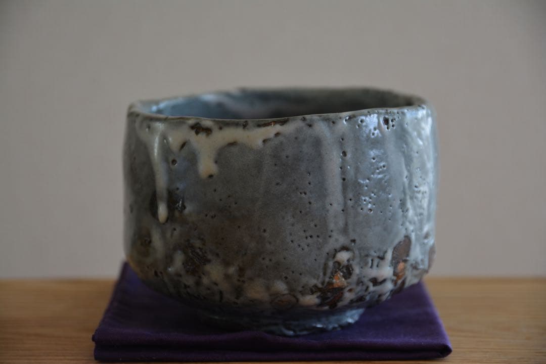 中山直樹 大萱 唐津 茶碗 荒川豊蔵 師事 志野 織部 瀬戸黒 美濃焼 茶道具