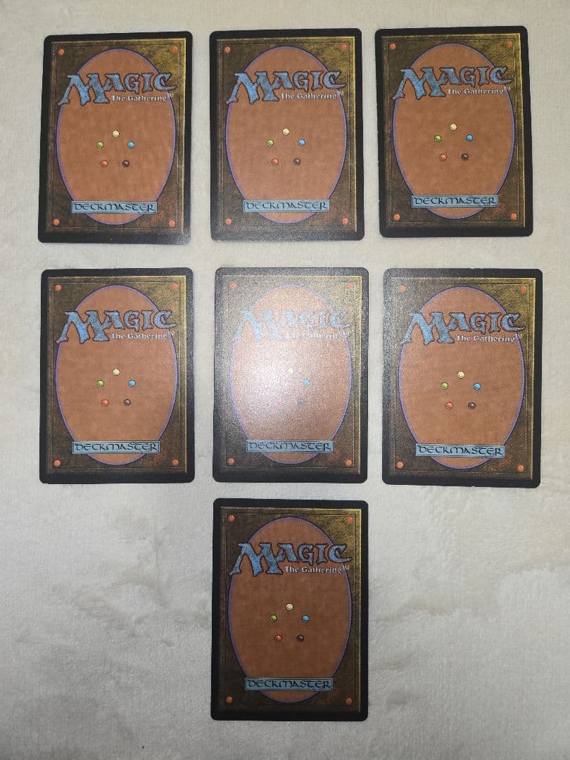 7枚セット《呪われた巻物/Cursed Scroll》エラーカード　再録禁止