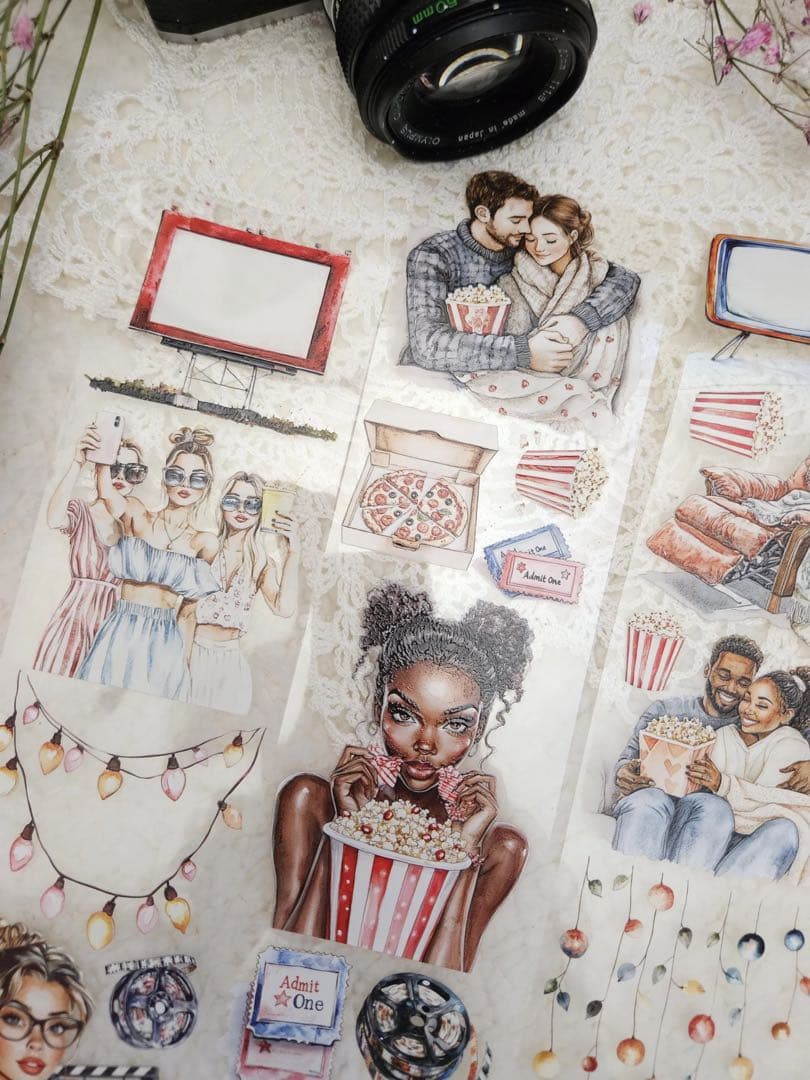 Lana's Scrap Shop 海外マスキングテープ マステ 【2415】 マスキング