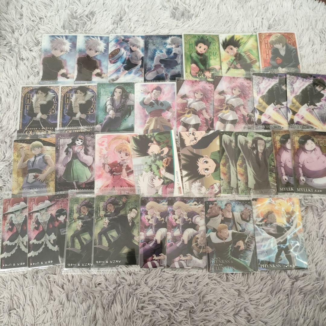 HUNTER × HUNTER 缶バッジ カード アクスタ ポストカードラバマス