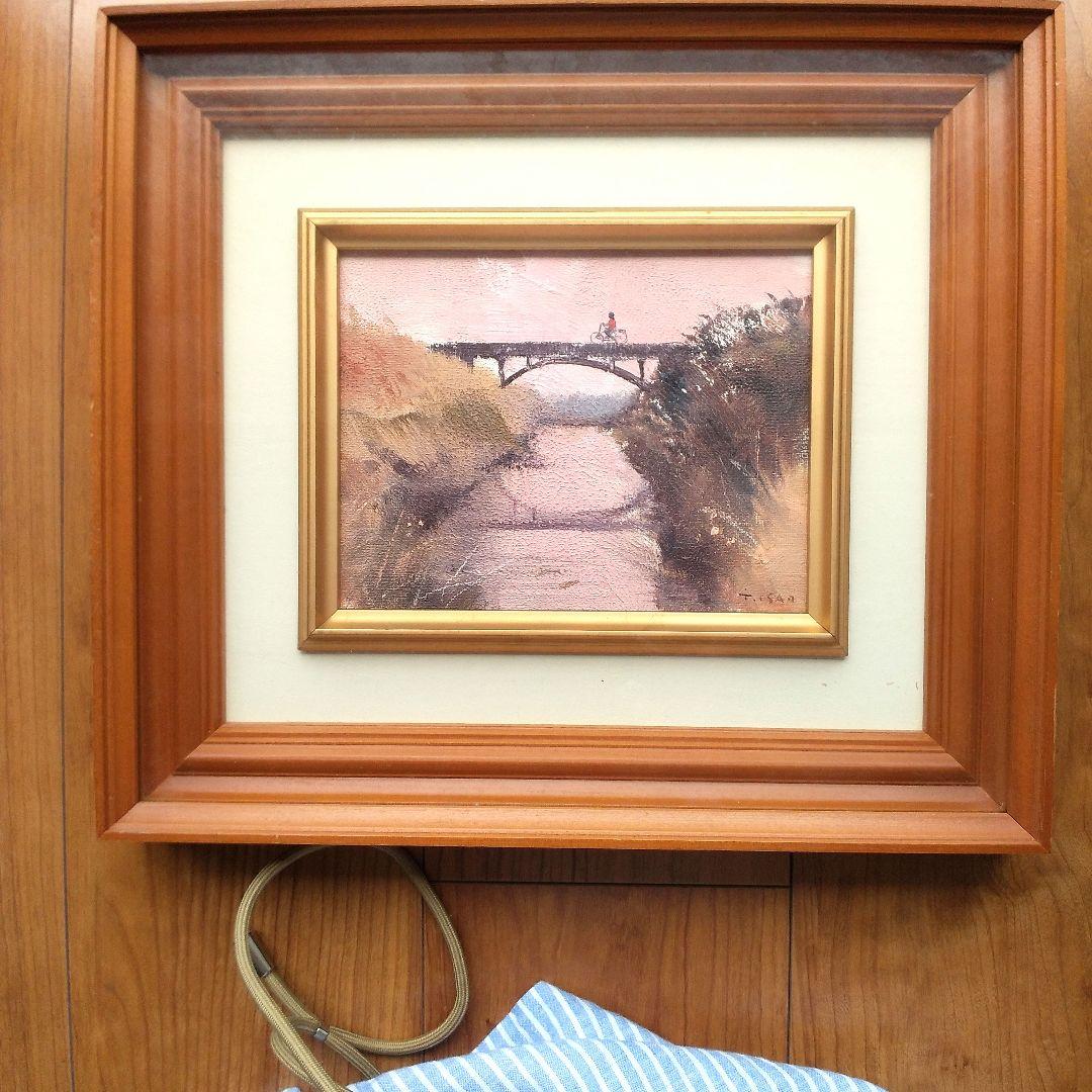 悳 俊彦さんの絵 橋 油彩画 悳 俊彦さんの絵 橋 油彩画 【公式通販】