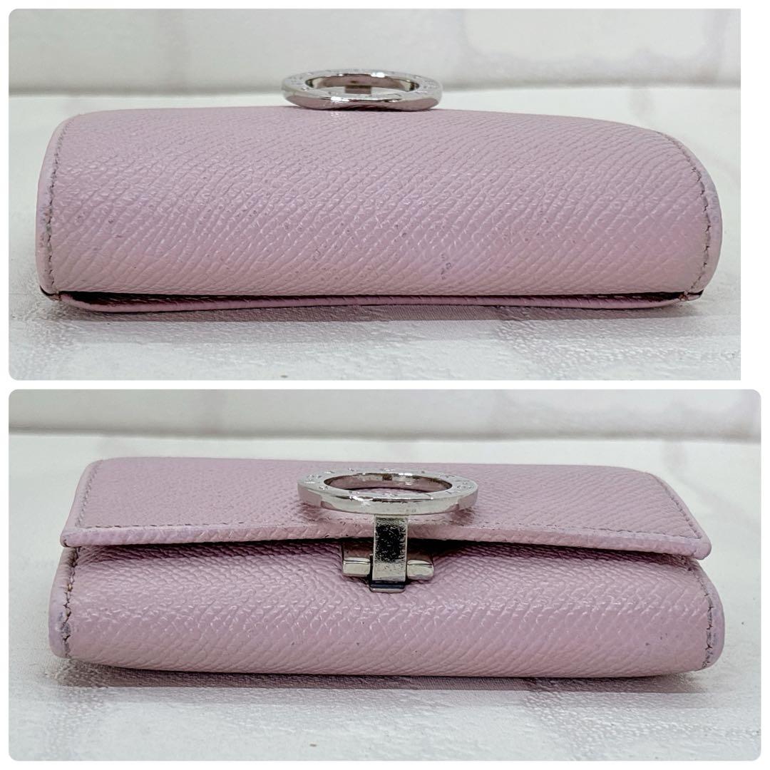 美品✨BVLGARI ブルガリ ロゴクリップ ケース 小銭入れ ピンク