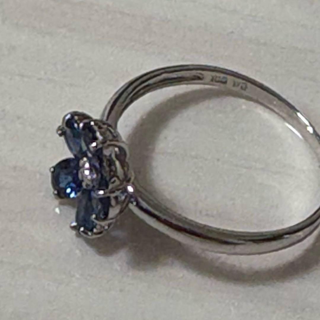 k18WGサファイアリング