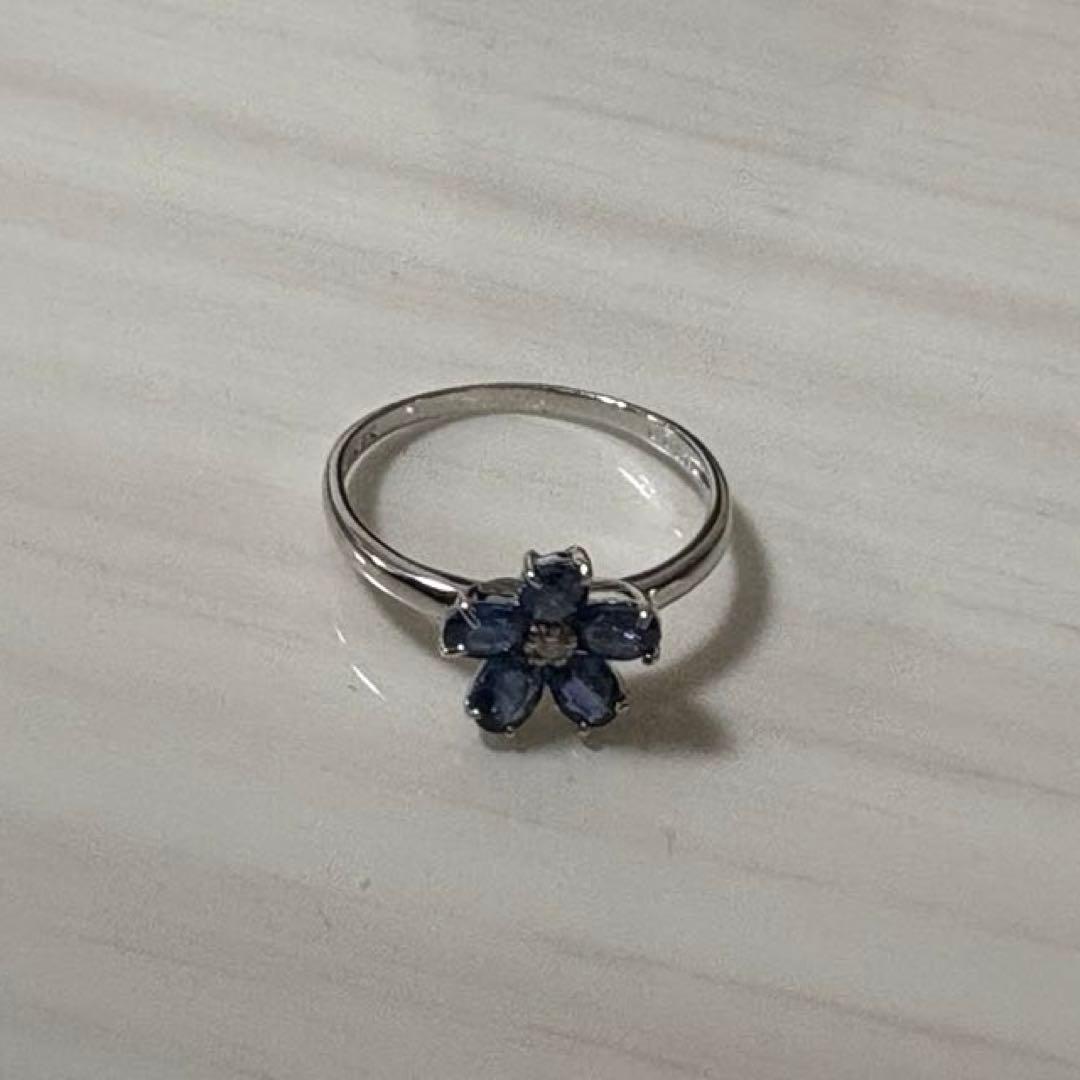 k18WGサファイアリング