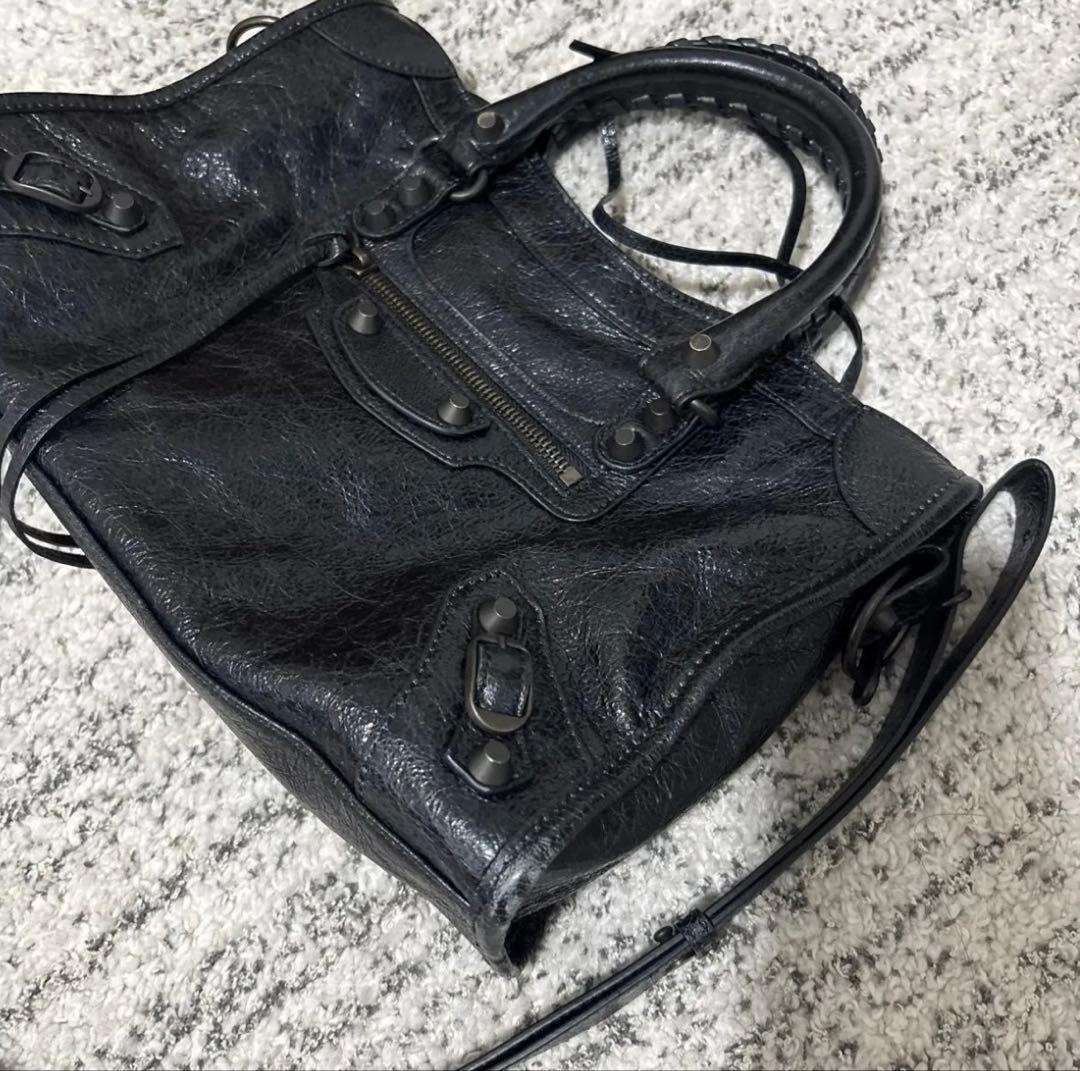 新春SALE　バレンシアガ　シティ　 LE CITY バッグ スモール　ブラック