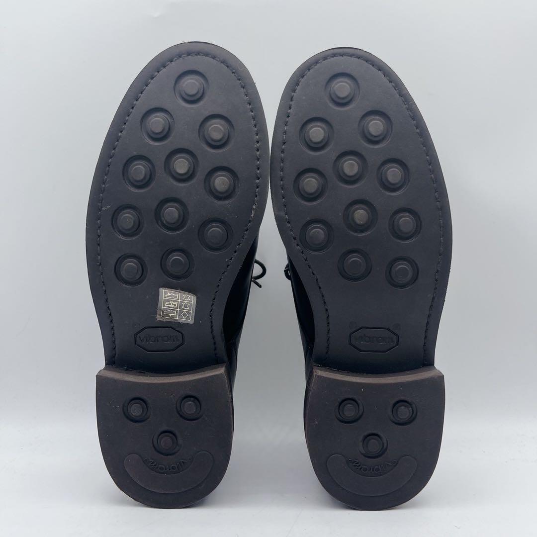 箱 シューツリー付✨バーウィック 4477 Uチップ ビブラム 6.5 ブラウン