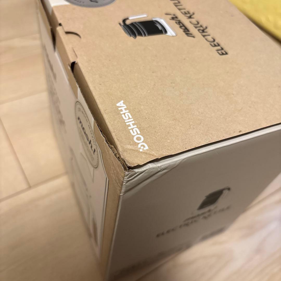 【新品未使用】mosh! モッシュ 電気ケトル M-EK1 アイボリー