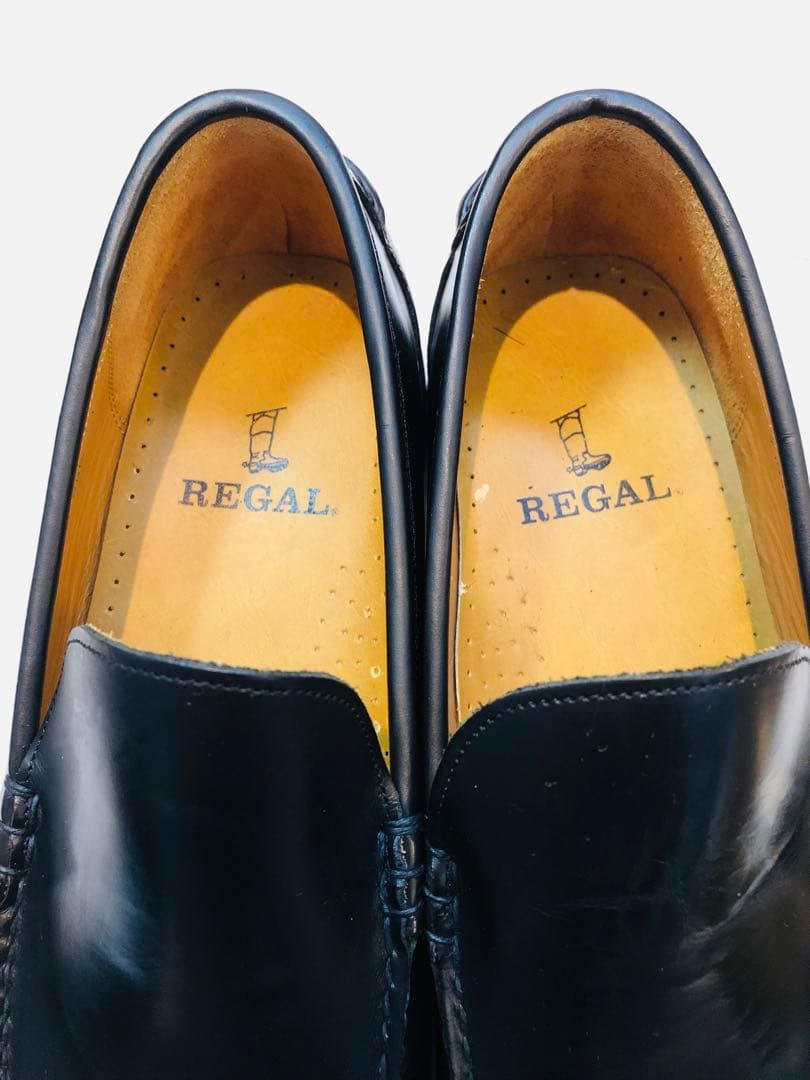 ★超美品★定価24,800円！リーガル REGAL スリッポン 本革 25.5