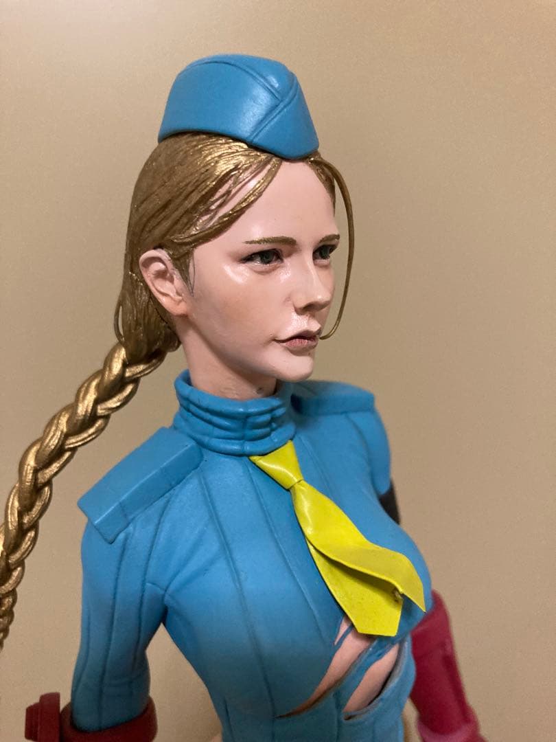 キャミィ フィギュア 青 コスチューム　30cm