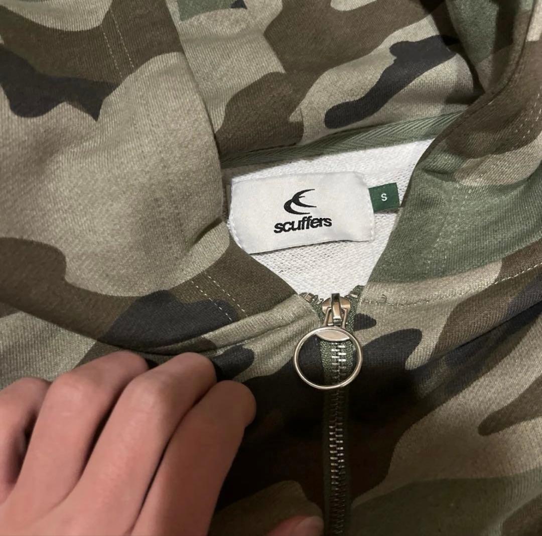 scuffers迷彩パーカー
