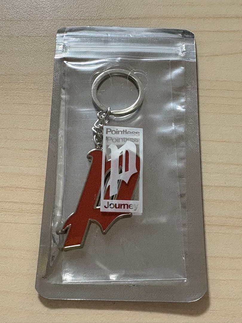 pointless journey logo KEY CHAIN red 常田