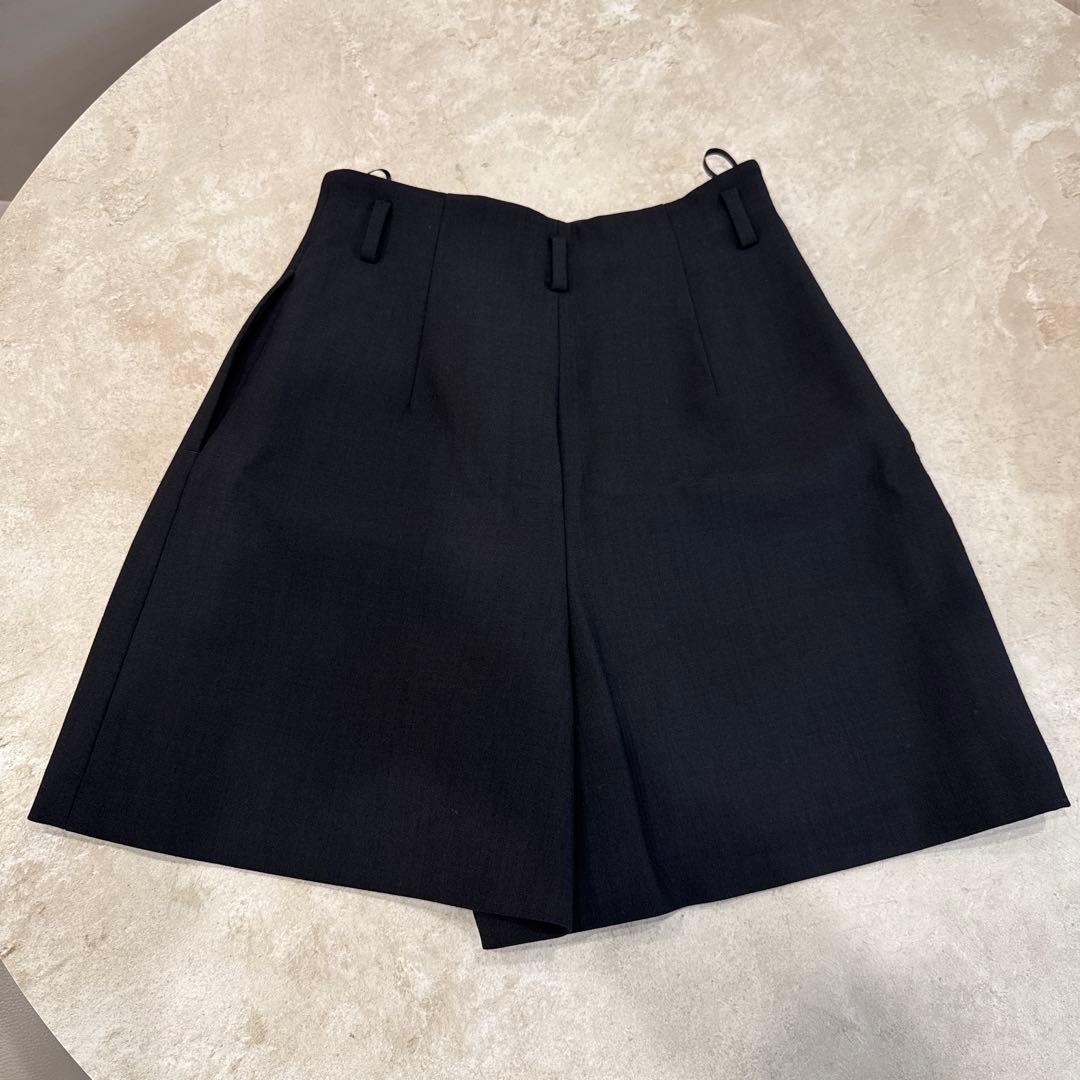 アナイ ストレッチウールキュロットパンツ