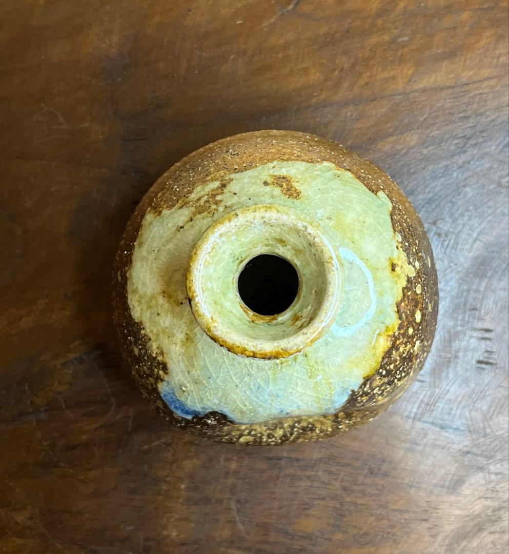 徳利 坂本俊人 伊賀 西山窯 陶器製小瓶 徳利 箱入り 青釉薬