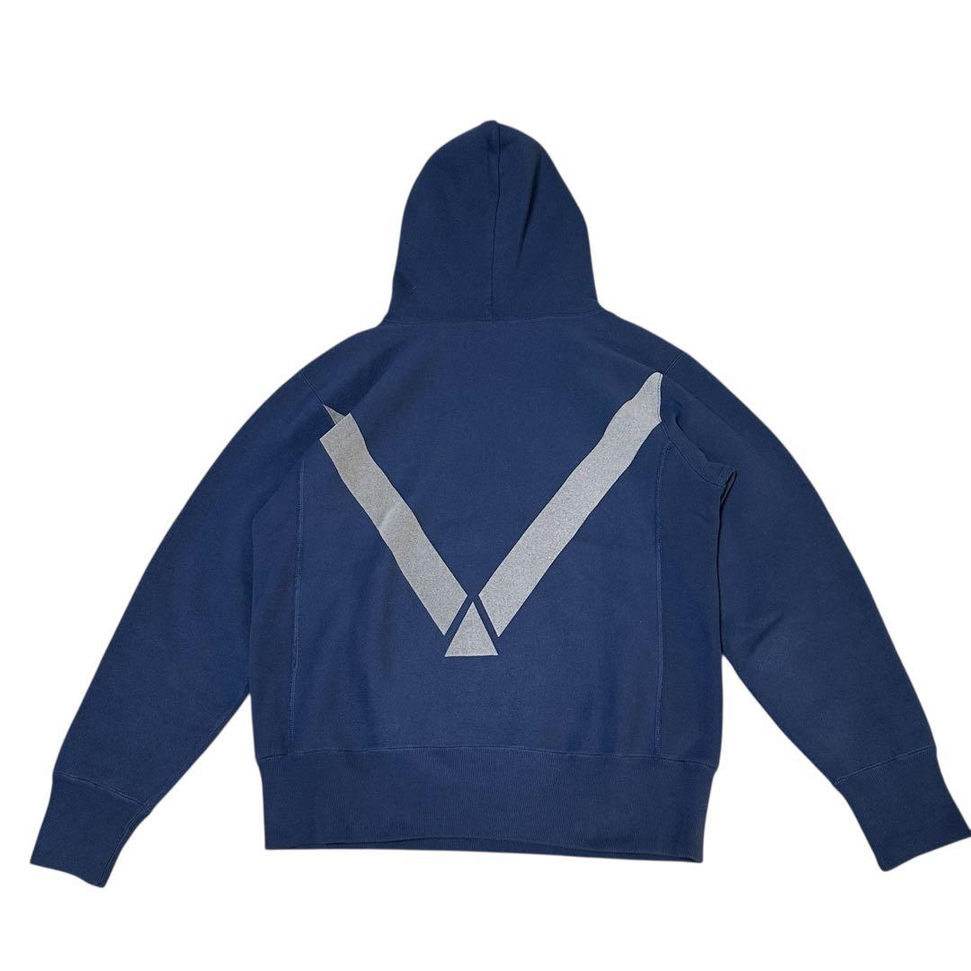 希少 Champion USAFA リバースウィーブ パーカー ネイビー L
