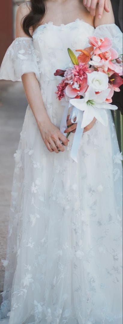 ドレスプロダクション　パフスリーブドレスS（収納カバー付）