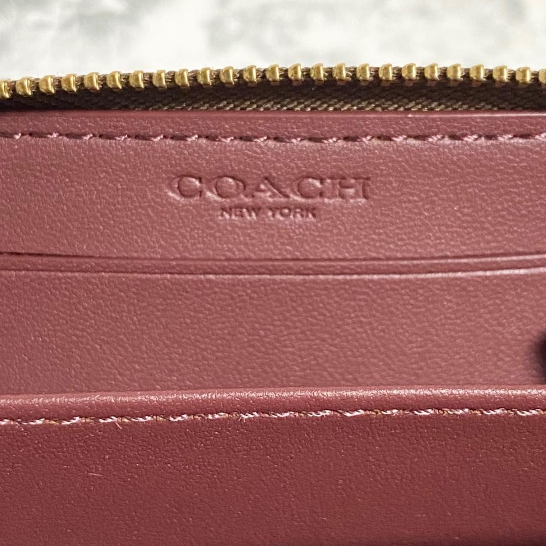 新品未使用 COACH スモール・ジップ アラウンド ケース ウォレット