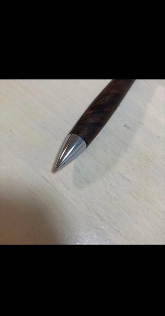 工房せつ　木製シャープペンシル　クロウウォールナット　固定式口金付き