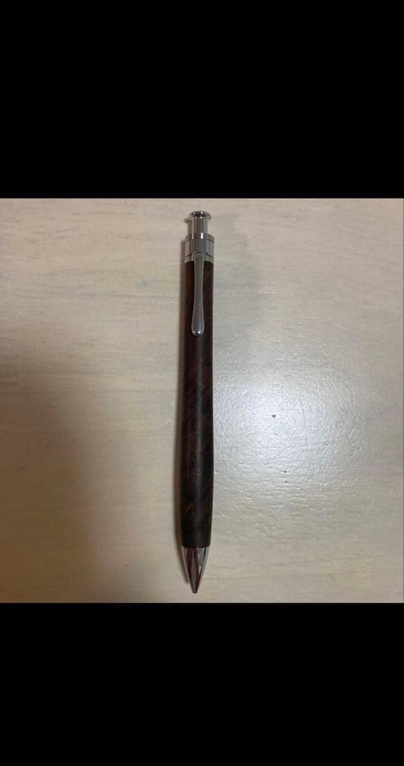 工房せつ　木製シャープペンシル　クロウウォールナット　固定式口金付き