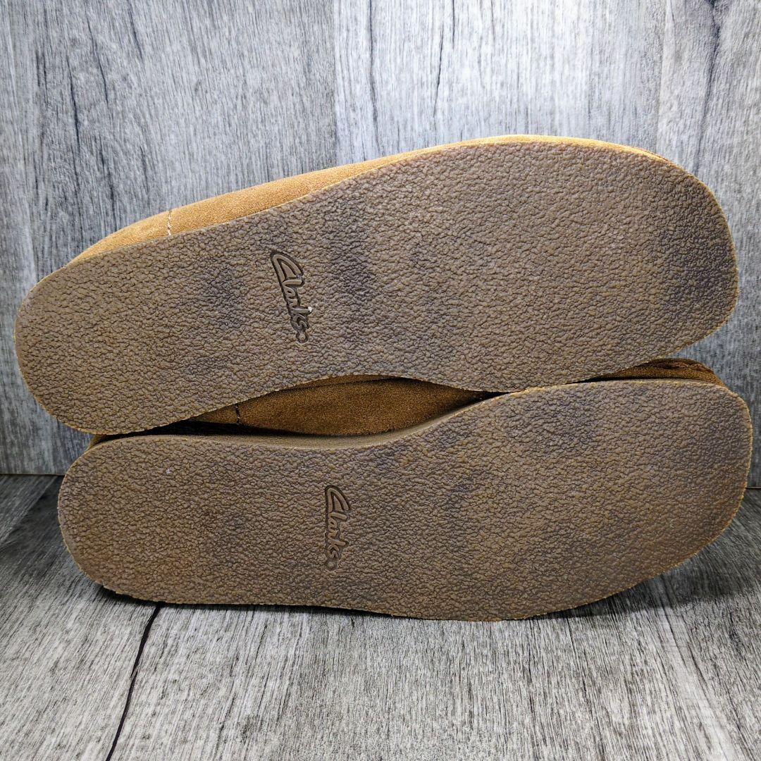 クラークス 26.0cm スエード ワラビー ブラウン Z030